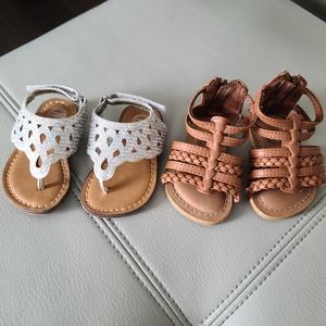 INFANT GIRL SANDAL BUNDLE SIZE 2